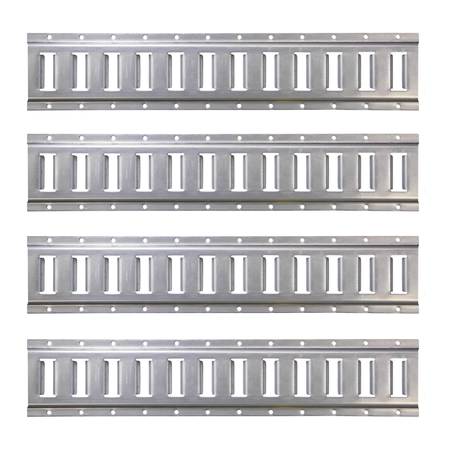 US CARGO CONTROL 2' Horizontal Galvanized E Track (Box of 4) HET2GV-4PK